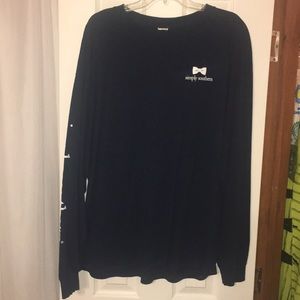 Simply southern Navy Long Sleeve T-shirt